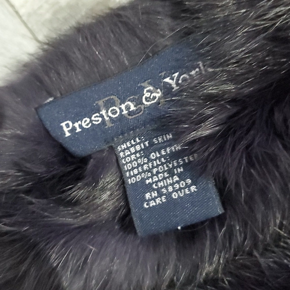 Purple Rabbit Fur Accessory - Picture 4 of 9